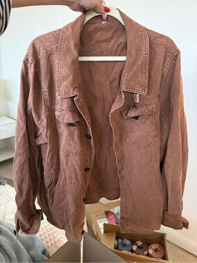 Carhartt Rust Brown Canvas Jacket